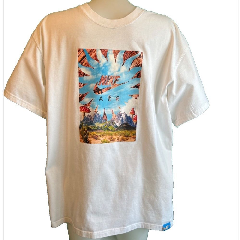 Nike Sportswear Max 90 White Loose Fit T-Shirt Size Large